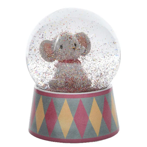 Schneekugel Elefant Ø 6,5 cm - Polyresin Schneekugel Elefant Ø 6,5 cm - Polyresin