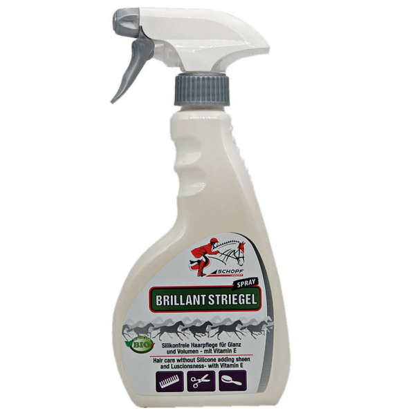 Schopf Riders Fellpflege für Pferde Brilliant Striegel 500 ml