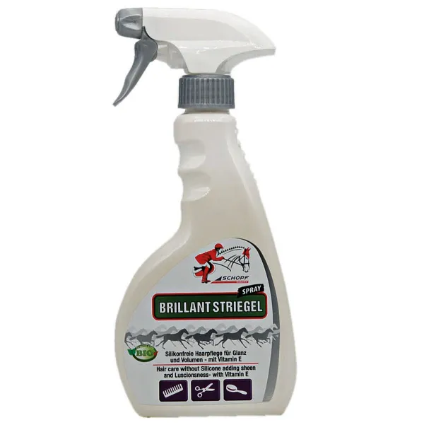 Schopf Riders Fellpflege für Pferde Brilliant Striegel 500 ml