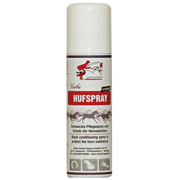 Schopf Riders Pferdemittel Verba Hufspray Schwarz 200 ml
