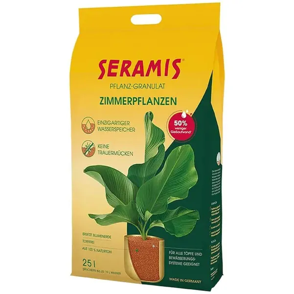 SERAMIS Pflanzgranulat für Zimmerpflanzen 25 Liter