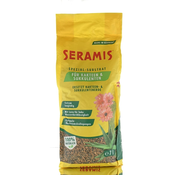 SERAMIS® Spezial-Substrat für Kakteen & Sukkulenten - 7 Liter