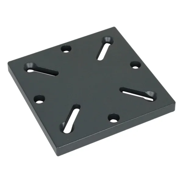 Siena Garden Adapterplatte für Bodenständer, Lochabstand 64 bis 113 mm