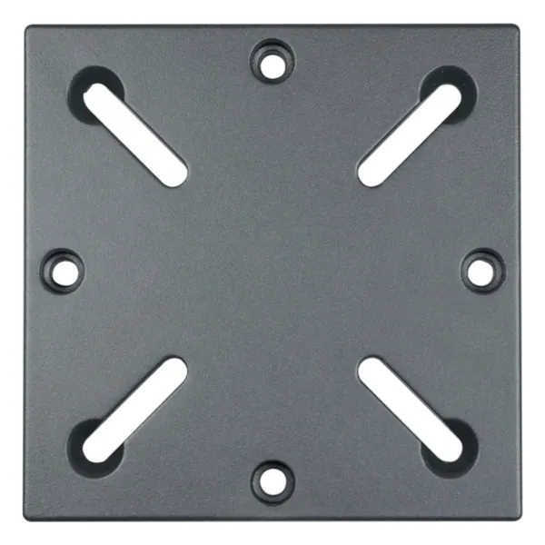 Siena Garden Adapterplatte für Bodenständer, Lochabstand 64 bis 113 mm