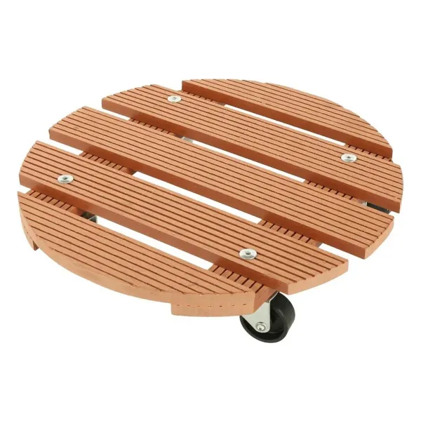 Siena Garden Pflanzenroller WPC natur - 30 cm