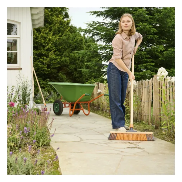 Siena Garden Saalbesen Elaston gestielt Buche - 50 cm