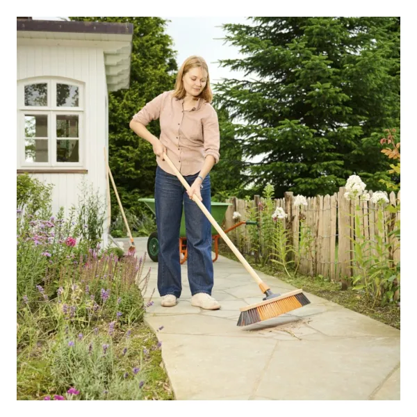 Siena Garden Saalbesen Elaston gestielt Buche - 50 cm