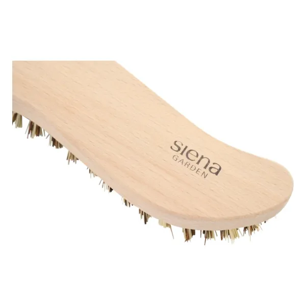 Siena Garden Scheuerbürste Union S-Form - Buche, 20 cm