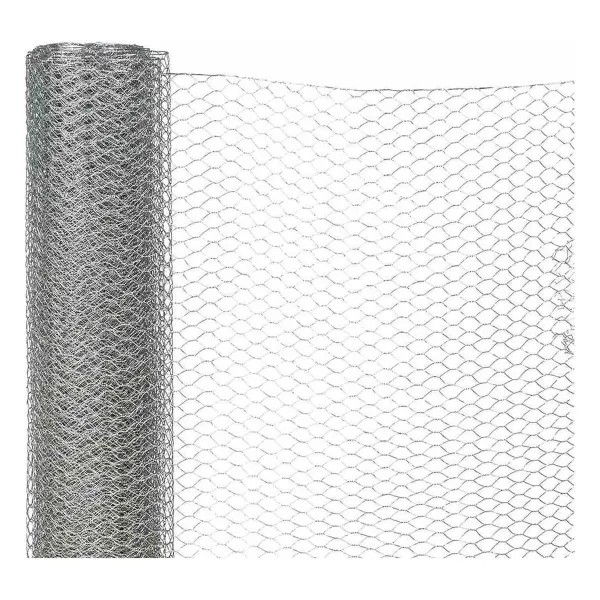 Siena Garden Sechseckgeflecht verzinkt, Maschenweite 25 mm, 50 cm x 10 m
