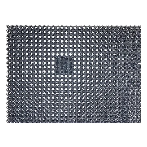 Siena Garden Tropic Fußmatte Grasdessin schwarz - 60 x 40 cm