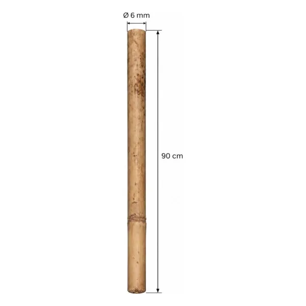 Tonkinstab Ø 6 mm Höhe 90 cm
