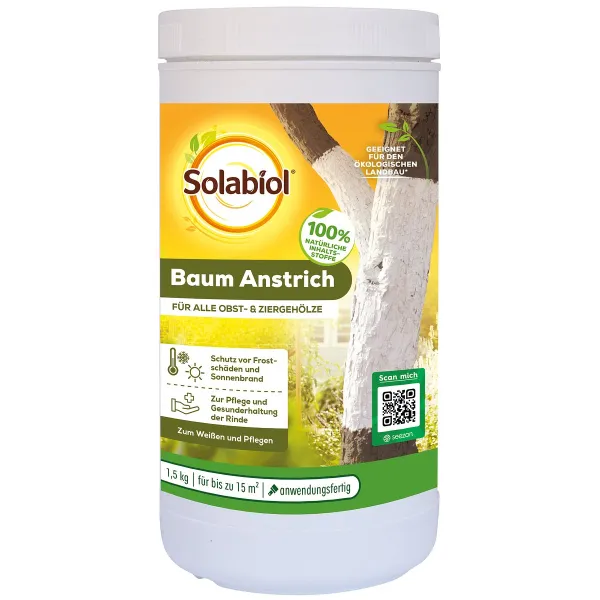 Solabiol® Baum Anstrich Biologische Baumpflege für bis zu 15 m² - 1,5 kg Solabiol® Baum Anstrich Biologische Baumpflege für bis zu 15 m² - 1,5 kg