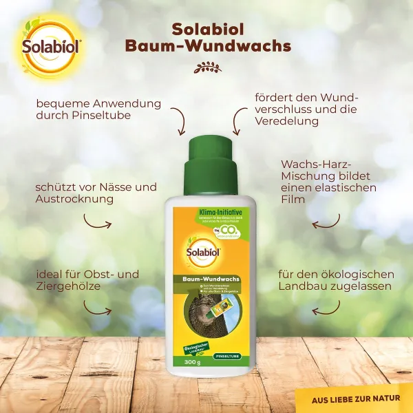Solabiol® Baum-Wundwachs Wunderverschluss und Veredelung - 300 Gramm