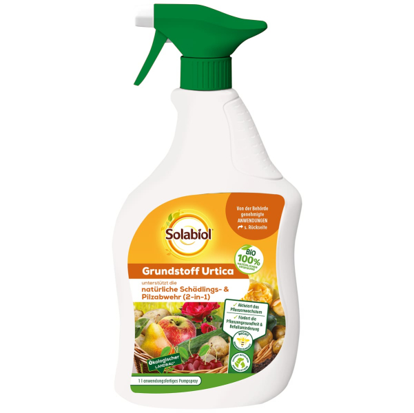 Solabiol® Bio Grundstoff Urtica Spray anwendungsfertig - 1 Liter