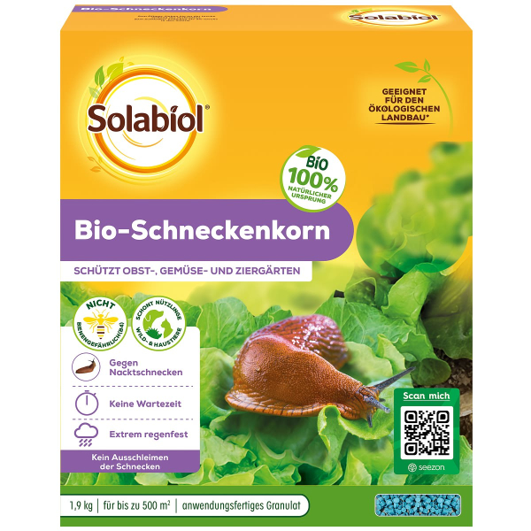 Solabiol® BIO-Schneckenkorn für bis zu 500 m² - 1,9 kg
