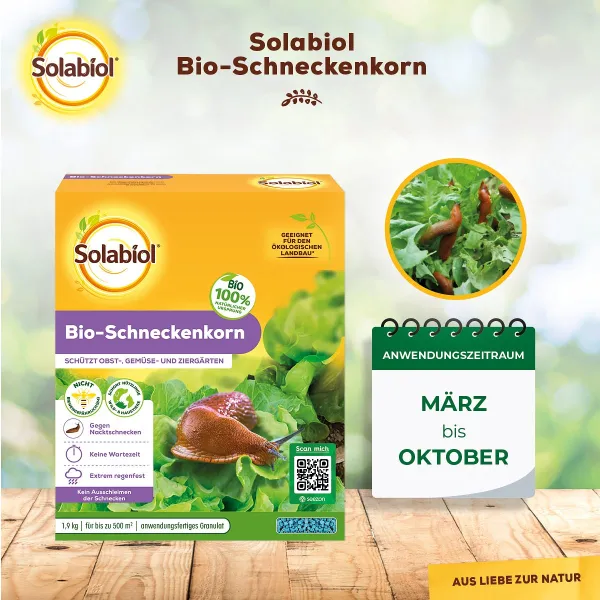 Solabiol® BIO-Schneckenkorn für bis zu 197 m² - 750 g