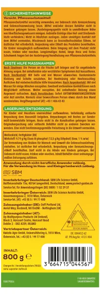 Solabiol® Bio Schneckenkorn für bis zu 210 m² - 800 Gramm