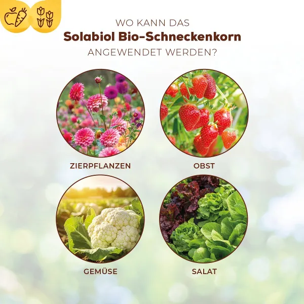 Solabiol® Bio Schneckenkorn für bis zu 210 m² - 800 Gramm