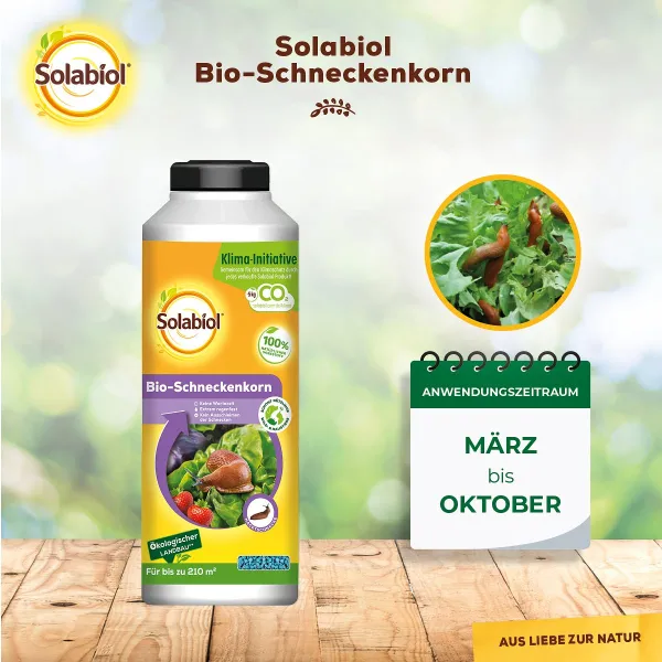 Solabiol® Bio Schneckenkorn für bis zu 210 m² - 800 Gramm