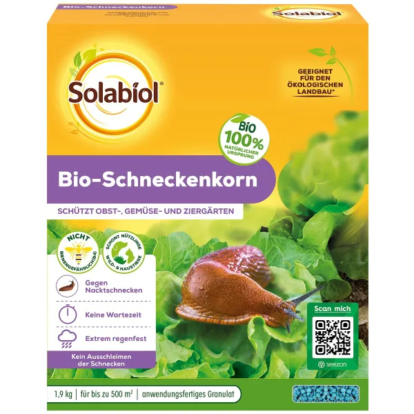 Solabiol® BIO-Schneckenkorn für bis zu 500 m² - 1,9 kg