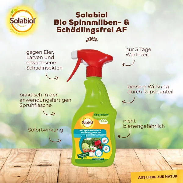 Solabiol® BIO Spinnenmilben- & Schädlingsfrei AF 500 ml