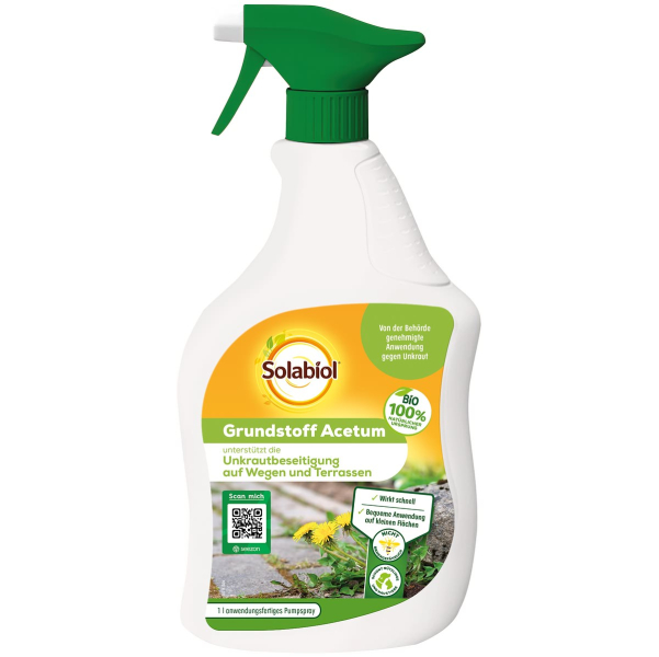 Solabiol® Grundstoff Acetum Spray anwendungsfertig für 100 m² - 1 Liter