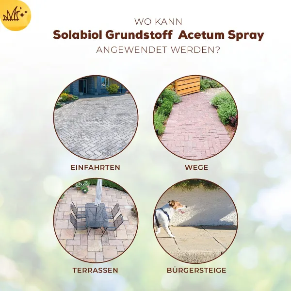 Solabiol® Grundstoff Acetum Spray anwendungsfertig für 100 m² - 1 Liter