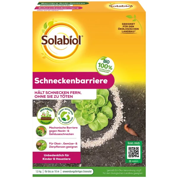 Solabiol® Schneckenbarriere für bis zu 10 Meter - 1,5 kg Solabiol® Schneckenbarriere für bis zu 10 Meter - 1,5 kg