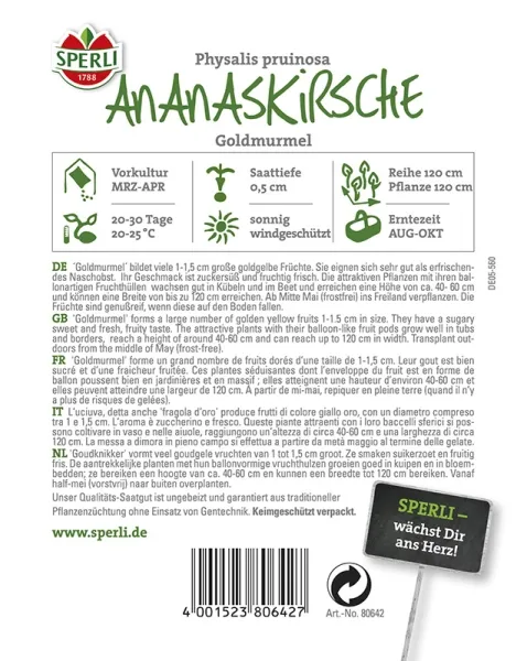 Sperli Ananaskirschen Goldmurmel - Obstsamen