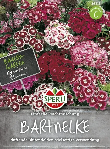 Sperli Bartnelken Einfache Prachtmischung - Blumensamen