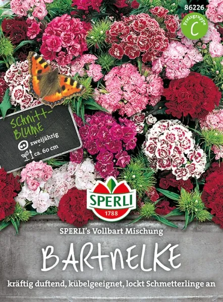 Sperli Bartnelken SPERLI´s Vollbart Mischung - Blumensamen Sperli Bartnelken SPERLI´s Vollbart Mischung - Blumensamen