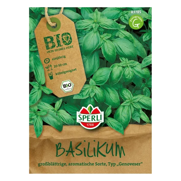 Sperli BIO Kräuter Basilikum