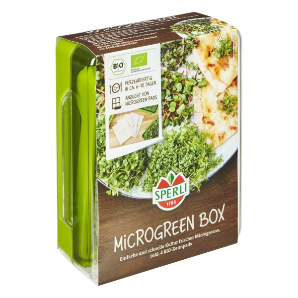 Sperli Microgreen Box Anzuchtset mit 4 Keimpads