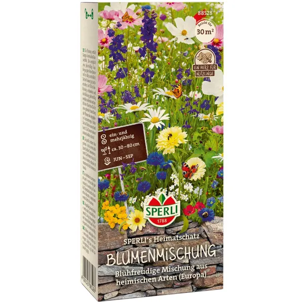 Sperli Blumenmischung Heimatschatz Schachtel - Blumensamen Sperli Blumenmischung Heimatschatz Schachtel - Blumensamen