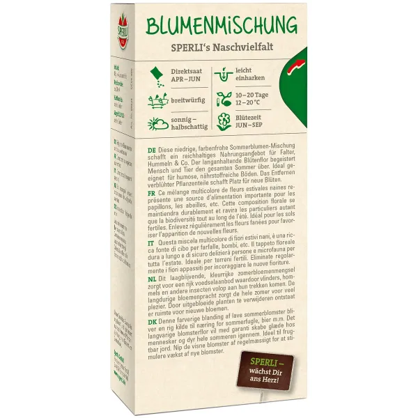 Sperli Blumenmischung Naschvielfalt Schachtel - Blumensamen