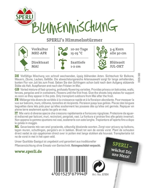 Sperli Blumenmischung SPERLIs Himmelsstürmer - Blumensamen