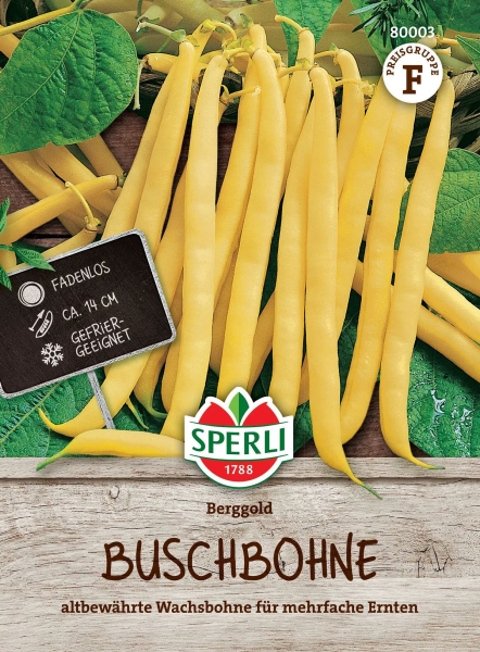 Sperli Buschbohnen Berggold - Gemüsesamen