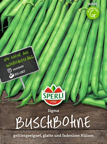 Sperli Buschbohnen Sigma - Gemüsesamen