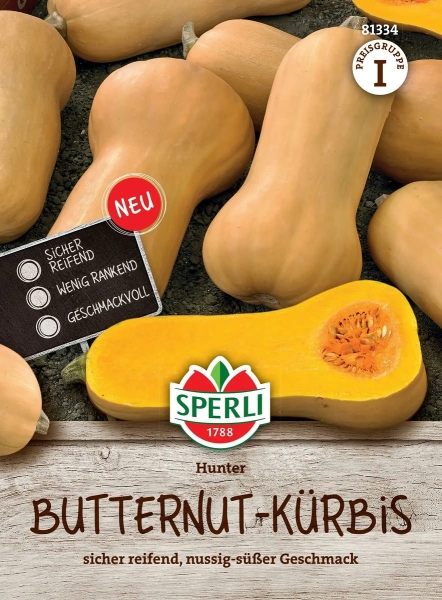 Sperli Butternutkürbisse Hunter - Gemüsesamen