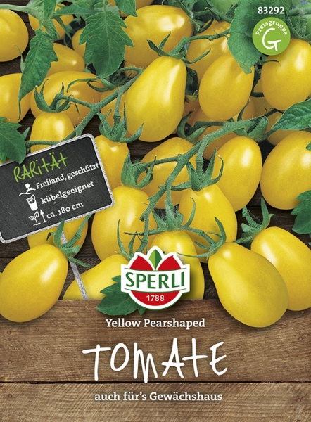 Sperli Cherry - Tomaten Yellow Pearshaped - Gemüsesamen