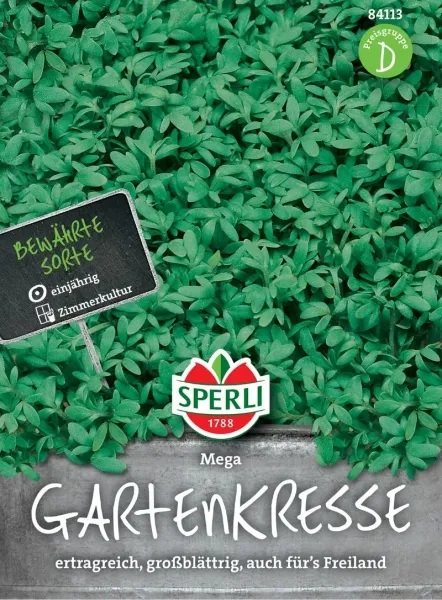 Sperli Gartenkresse Mega Großblättrig - Kräutersamen