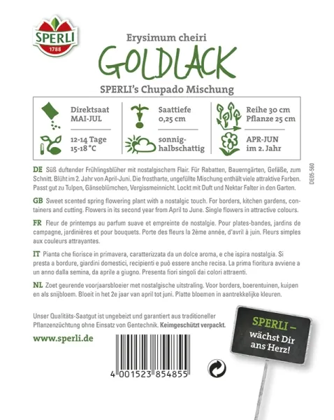 Sperli Goldlack SPERLI´s Chubado Mischung - Blumensamen