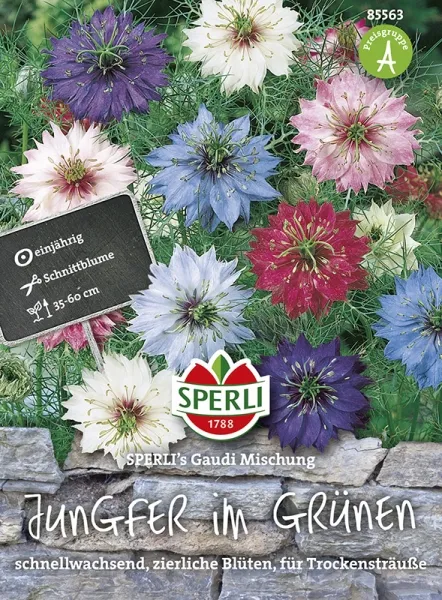 Sperli Jungfer im Grünen SPERLI´s Gaudi Mischung - Blumensamen
