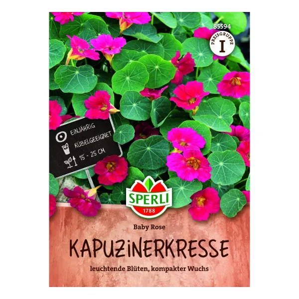 Sperli Kapuzinerkresse Baby Rose - Blumensamen