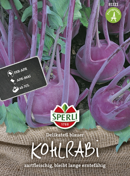 Sperli Kohlrabi Delikateß blauer - Gemüsesamen