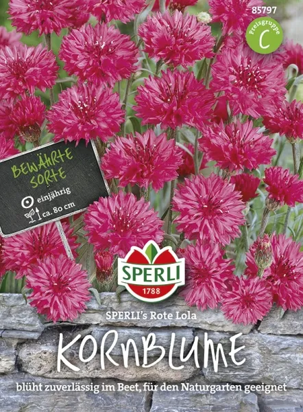 Sperli Kornblumen SPERLI´s Rote Lola - Blumensamen
