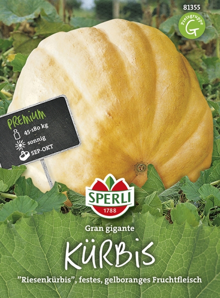 Sperli Kürbisse Gran gigante - Gemüsesamen