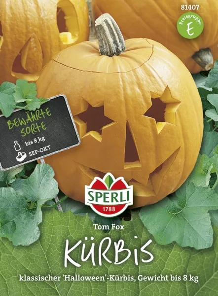 Sperli Kürbisse Tom Fox - Gemüsesamen