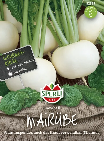 Sperli Mairüben Snowball - Gemüsesamen