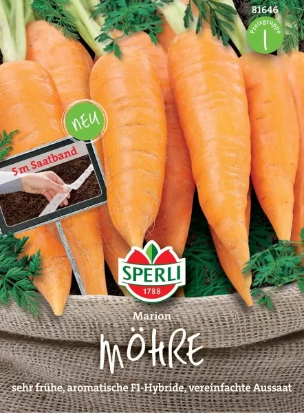 Sperli Möhren Marion Saatband - Gemüsesamen